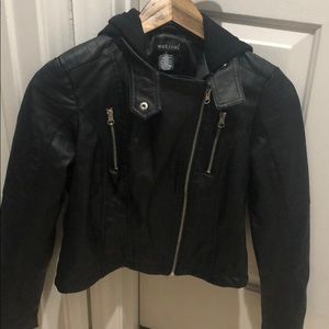 Black size Small jacket with hood